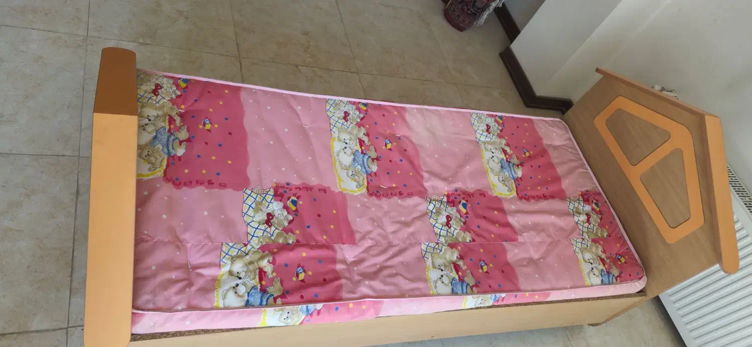 تخت خواب کودک و نوجوان با کفی و تشک|تخت و سرویس خواب|اصفهان, میرعماد|دیوار