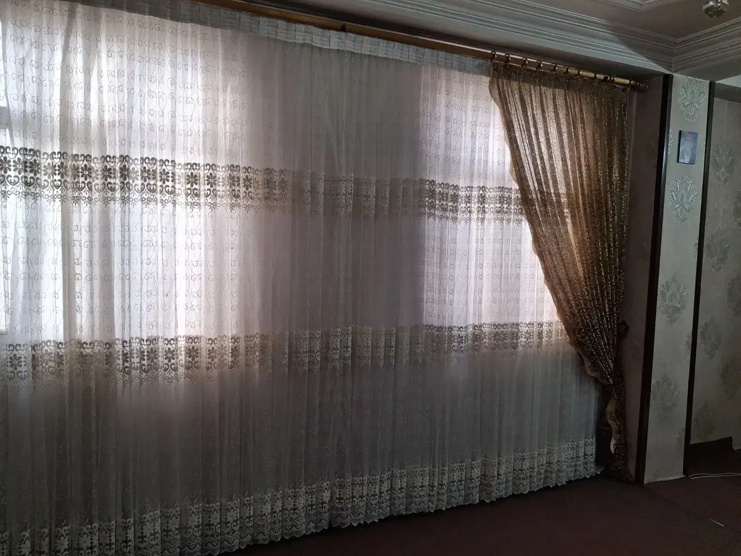 پرده پذیرایی واتاق خواب|پرده، رانر، رومیزی|قرچک, شهرک مهستان|دیوار