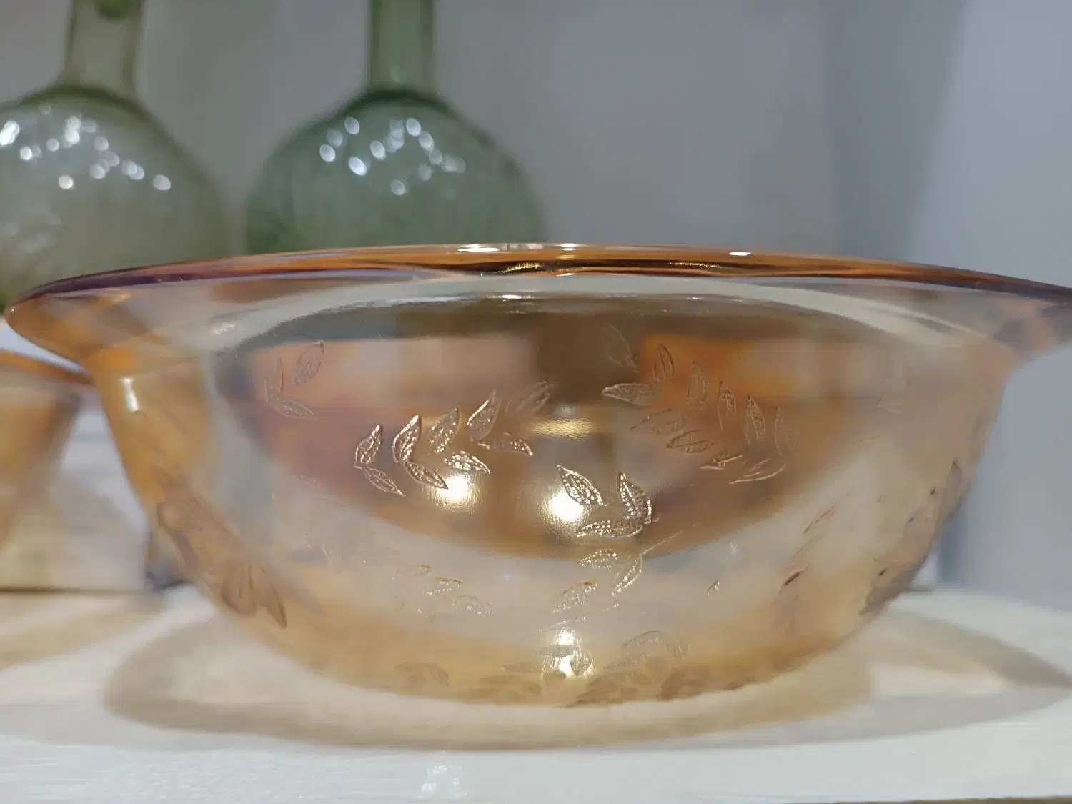 کاسه کریستال آمریکایی|کلکسیون اشیاء عتیقه|قم, چهار امامزاده|دیوار