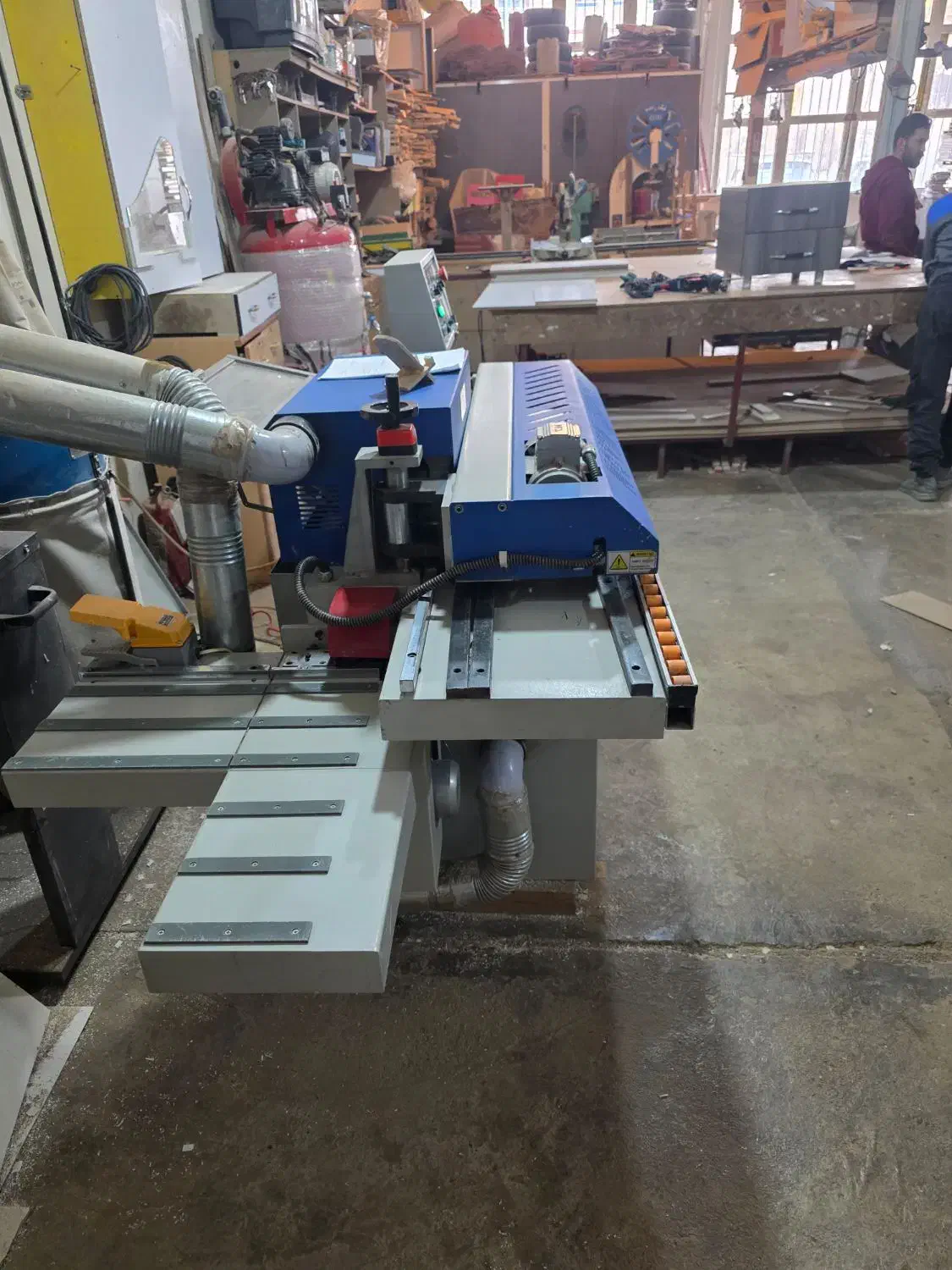 دستگاه لبه چسبان کارگاهی نوین چوب درحد آکبند|ماشین‌آلات صنعتی|خزل, |دیوار