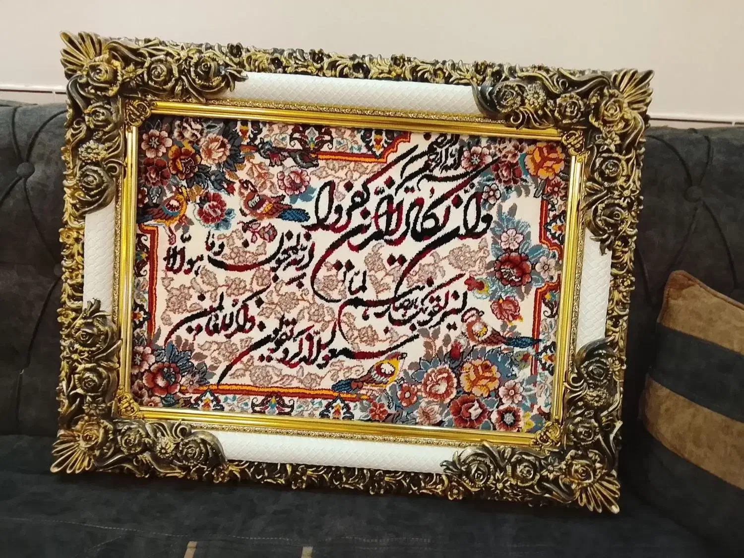 تابلو فرش کاملا نو و زیبا|تابلو فرش|میاندوآب, |دیوار