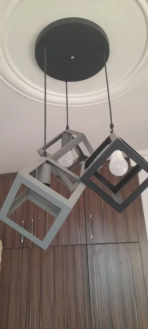 لوستر فلزی|لوستر و چراغ آویز|رشت, دیلمان|دیوار