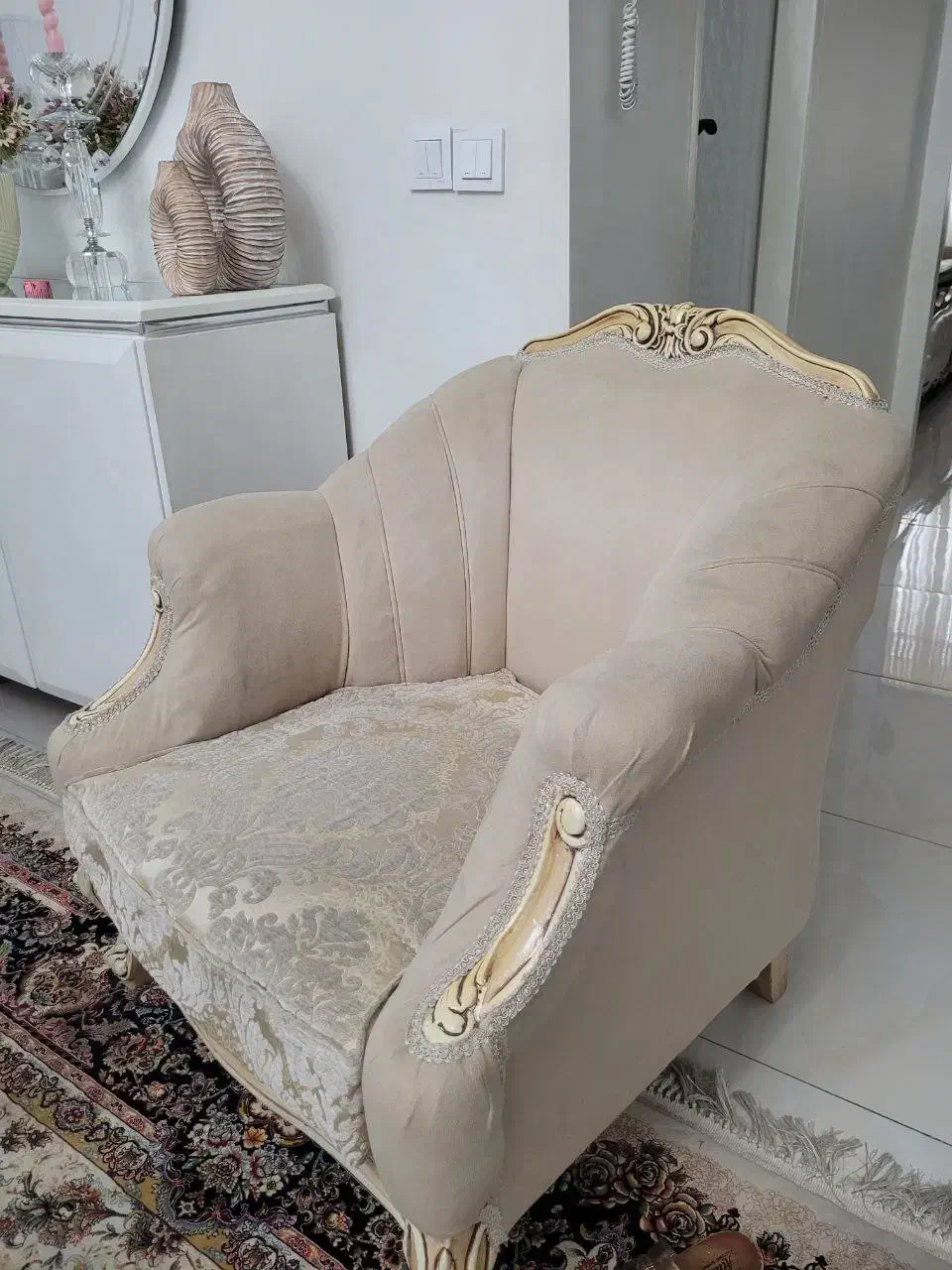 مبل کلاسیک ۷ نفره|مبلمان خانگی و میز عسلی|تهران, سازمان برنامه جنوبی|دیوار