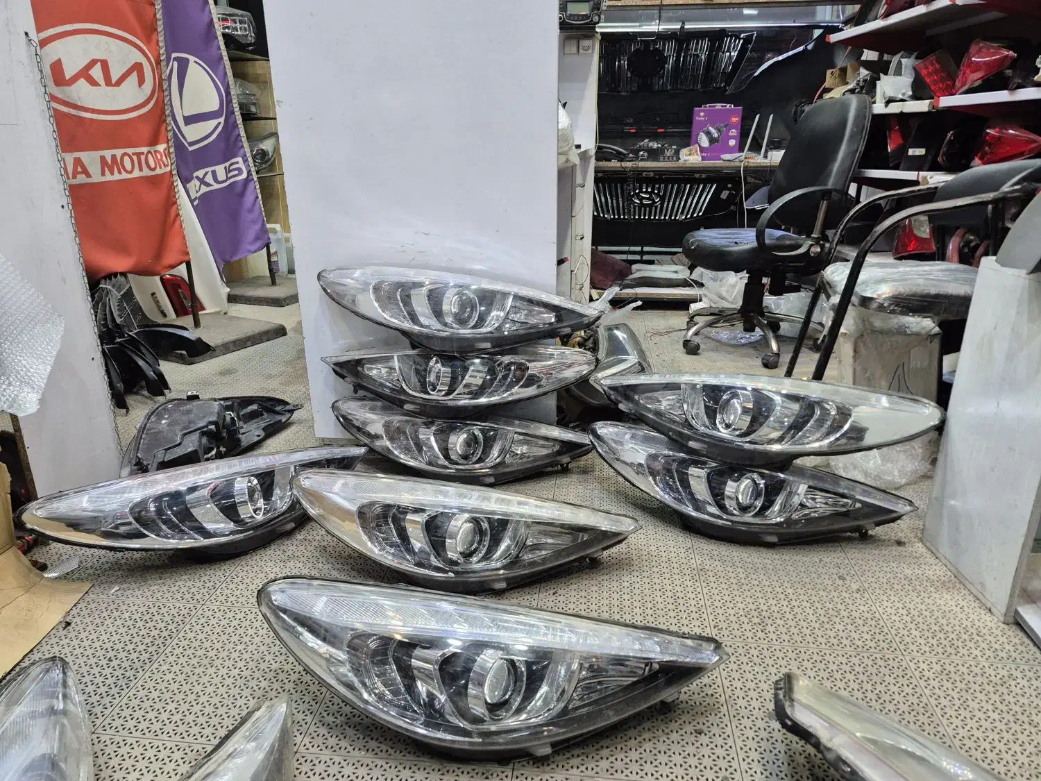 چراغ جلو ۲۰۷ کروز|قطعات یدکی و لوازم جانبی|رشت, گلسار|دیوار