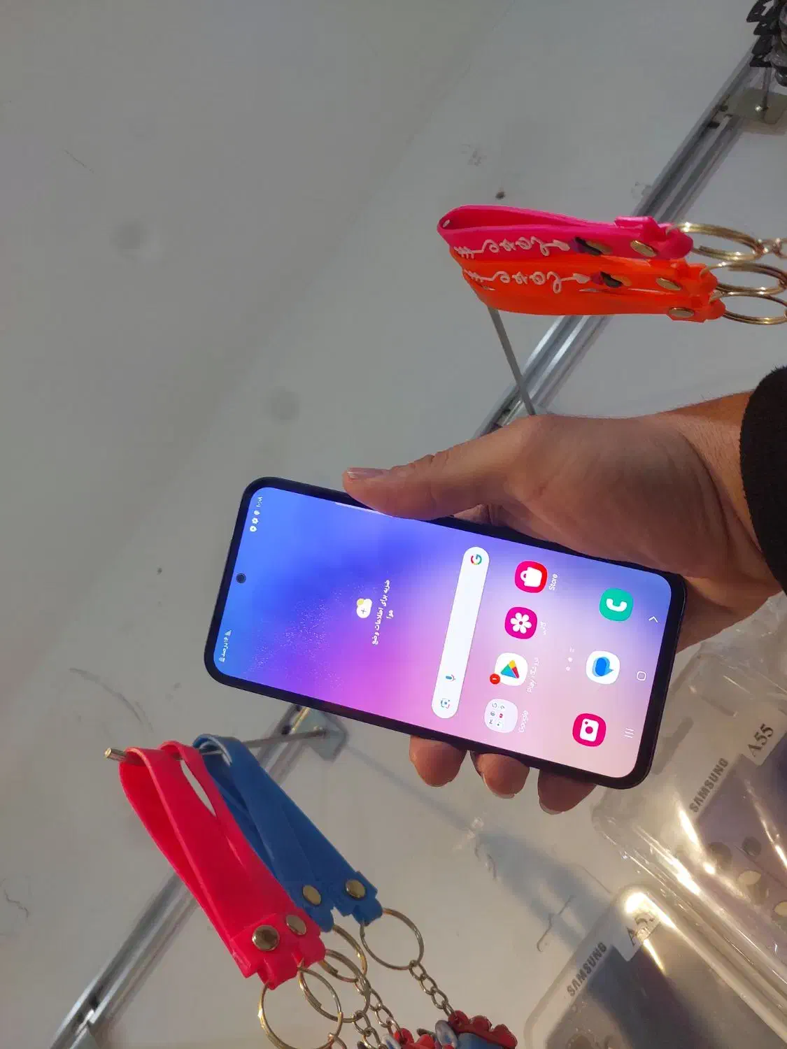 گوشی سامسونگ.A54 256 5G تمیز در.حد.نو|موبایل|قم, عربستان|دیوار