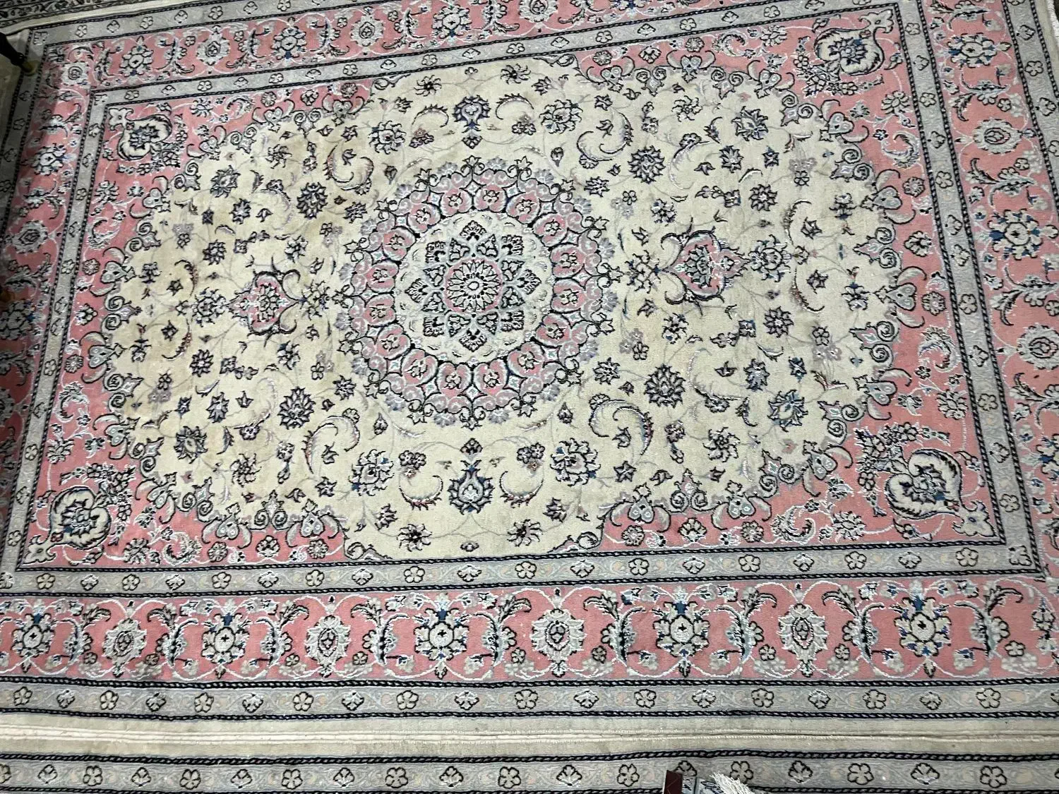 فرش نایین گل ابریشم ۹متری|فرش|تهران, فلاح|دیوار