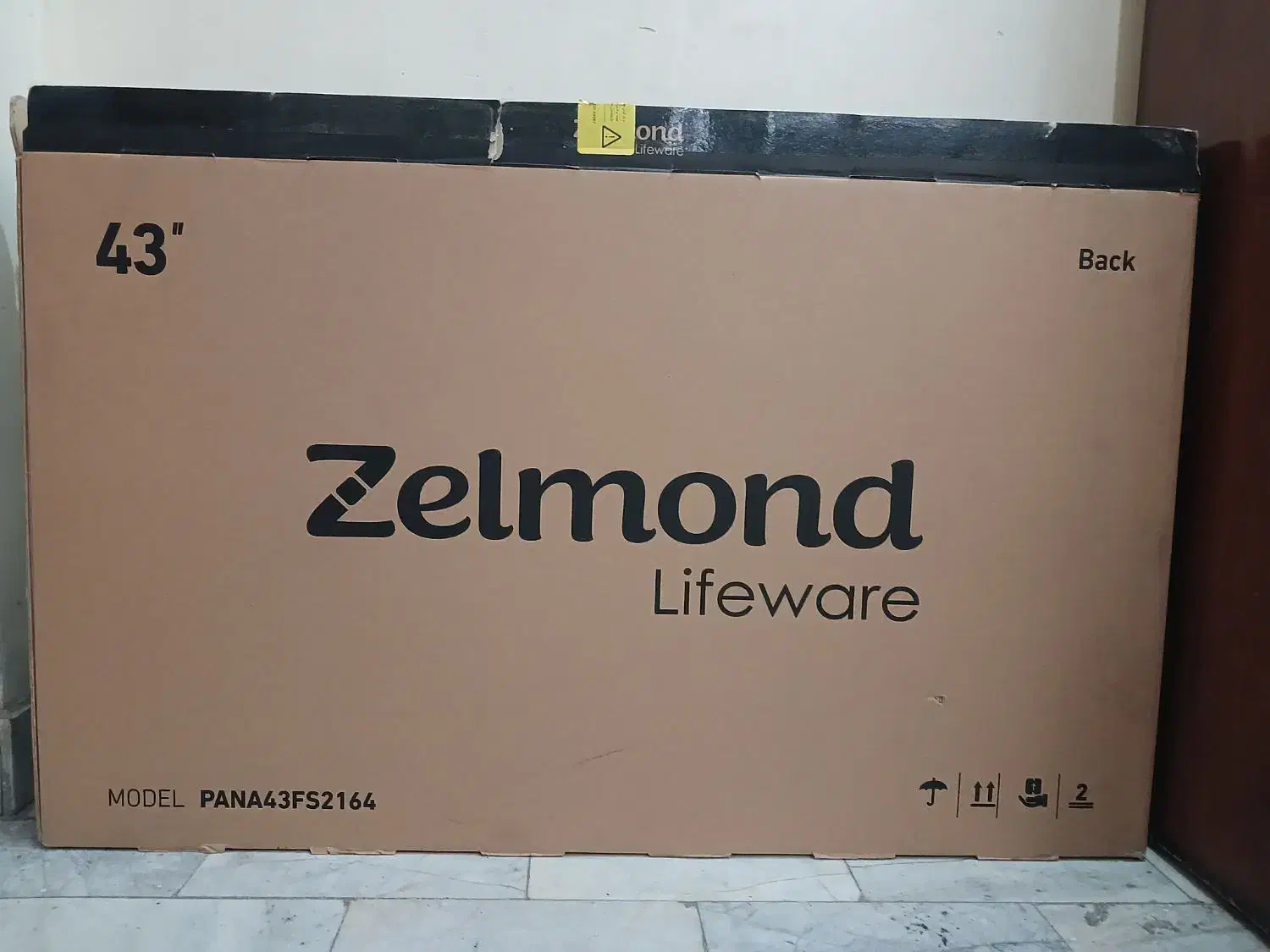 کارتن تلوزیون زلموند (پاناسونیک)|تلویزیون و پروژکتور|تهران, زیبادشت|دیوار