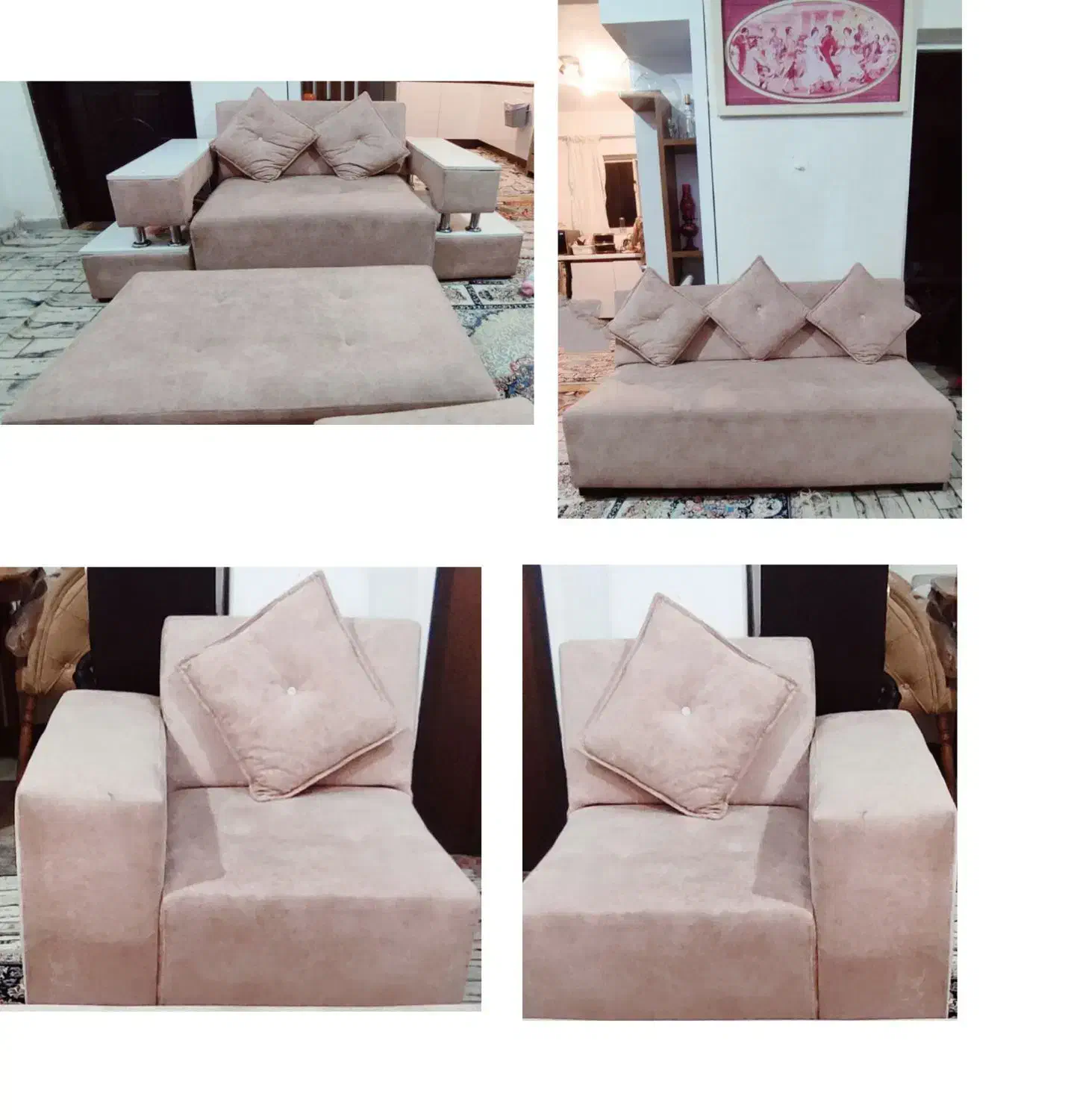 مبلمان|مبلمان خانگی و میز عسلی|اسالم, |دیوار