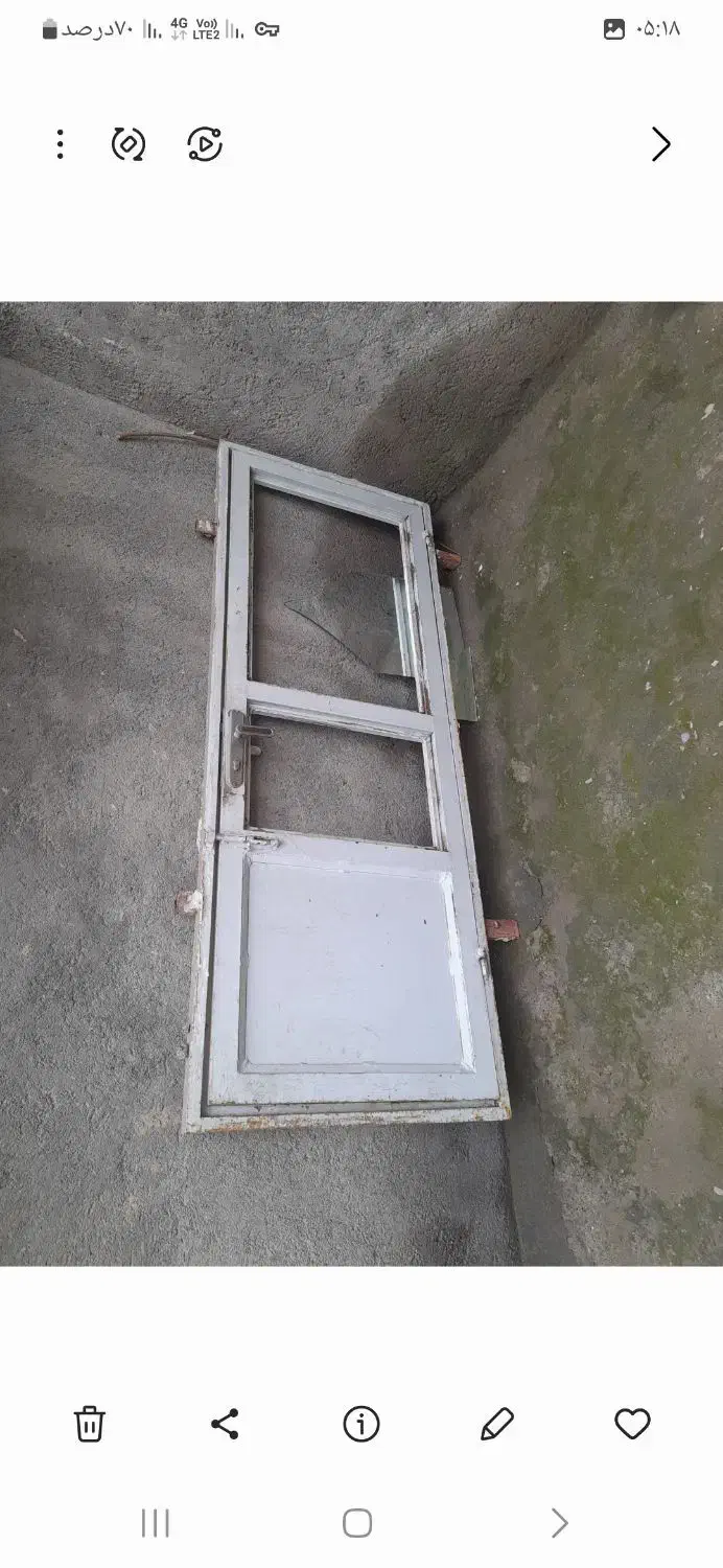 درب آهنی سالم فوق العاده سنگین|مصالح و تجهیزات ساختمان|مشهد, شهرک ابوذر|دیوار