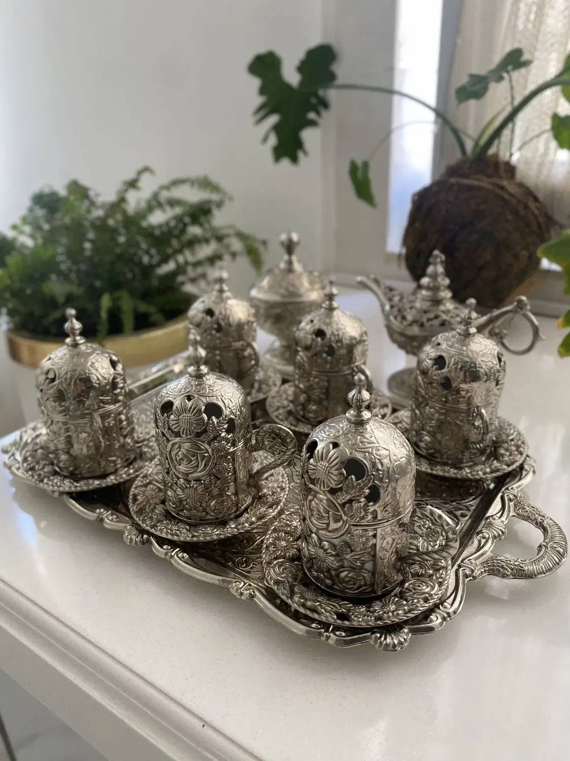 ست فنجان قهوه|ظروف سرو و پذیرایی|قروه, |دیوار