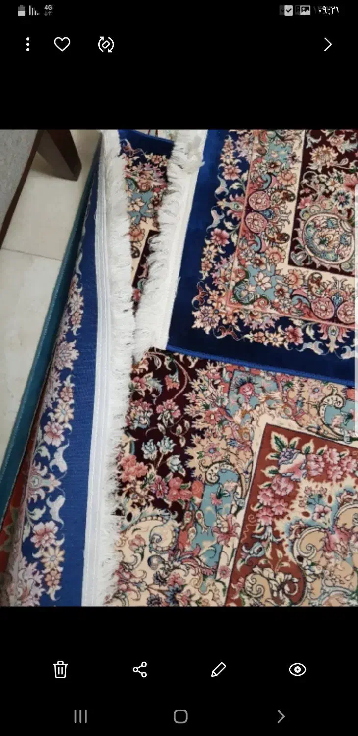 فرش  ۹  متری ماشینی ابریشم بافت|فرش|تهران, امامت|دیوار