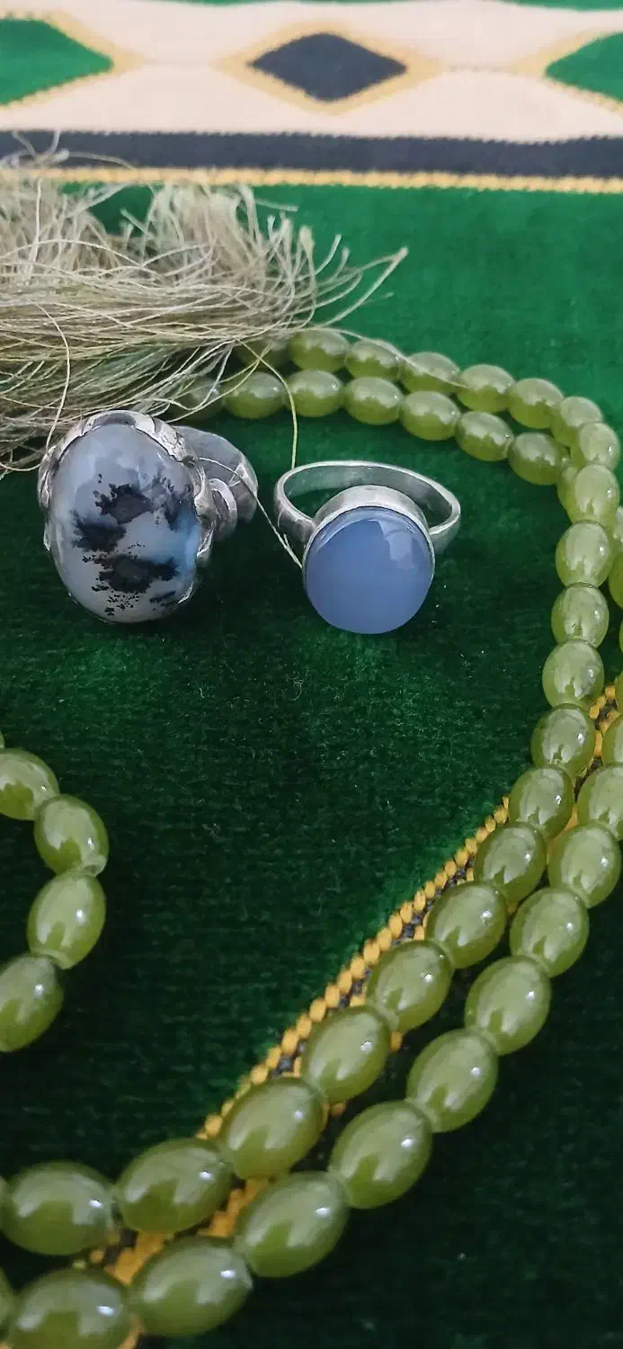 انگشتر شجر وعقیق یمنی|جواهرات|بندر ماهشهر, |دیوار