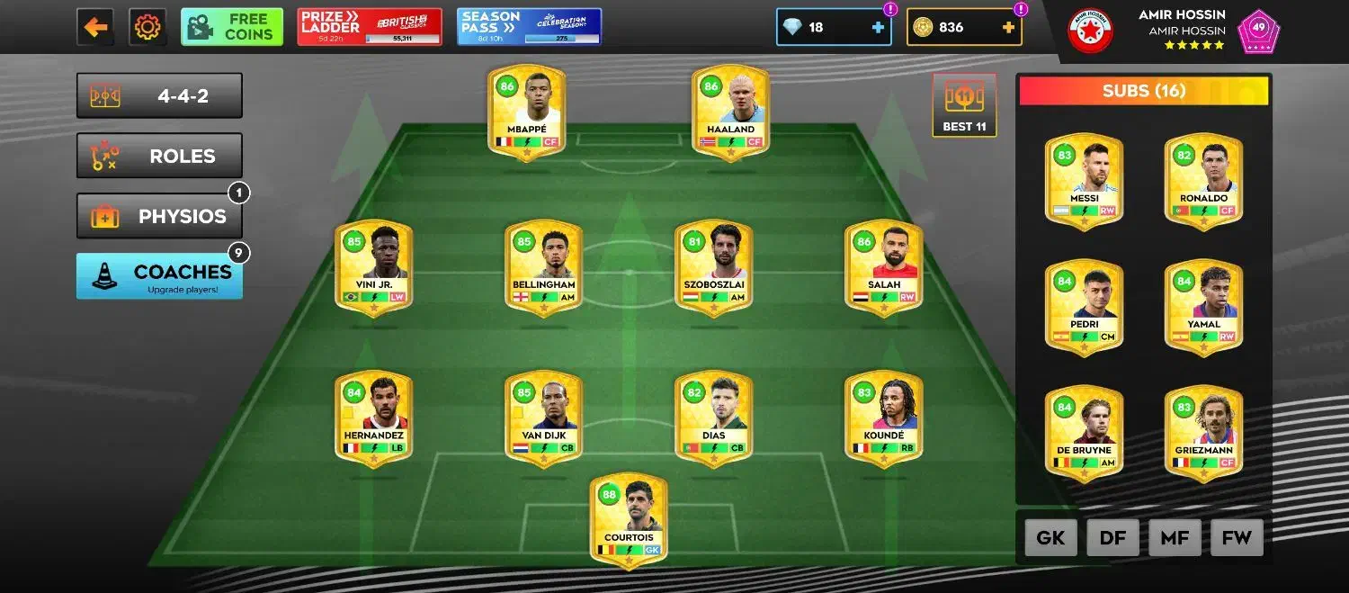 اکانت دریم لیگ 2025|کنسول، بازی ویدئویی و آنلاین|نیشابور, شهرک جانبازان|دیوار