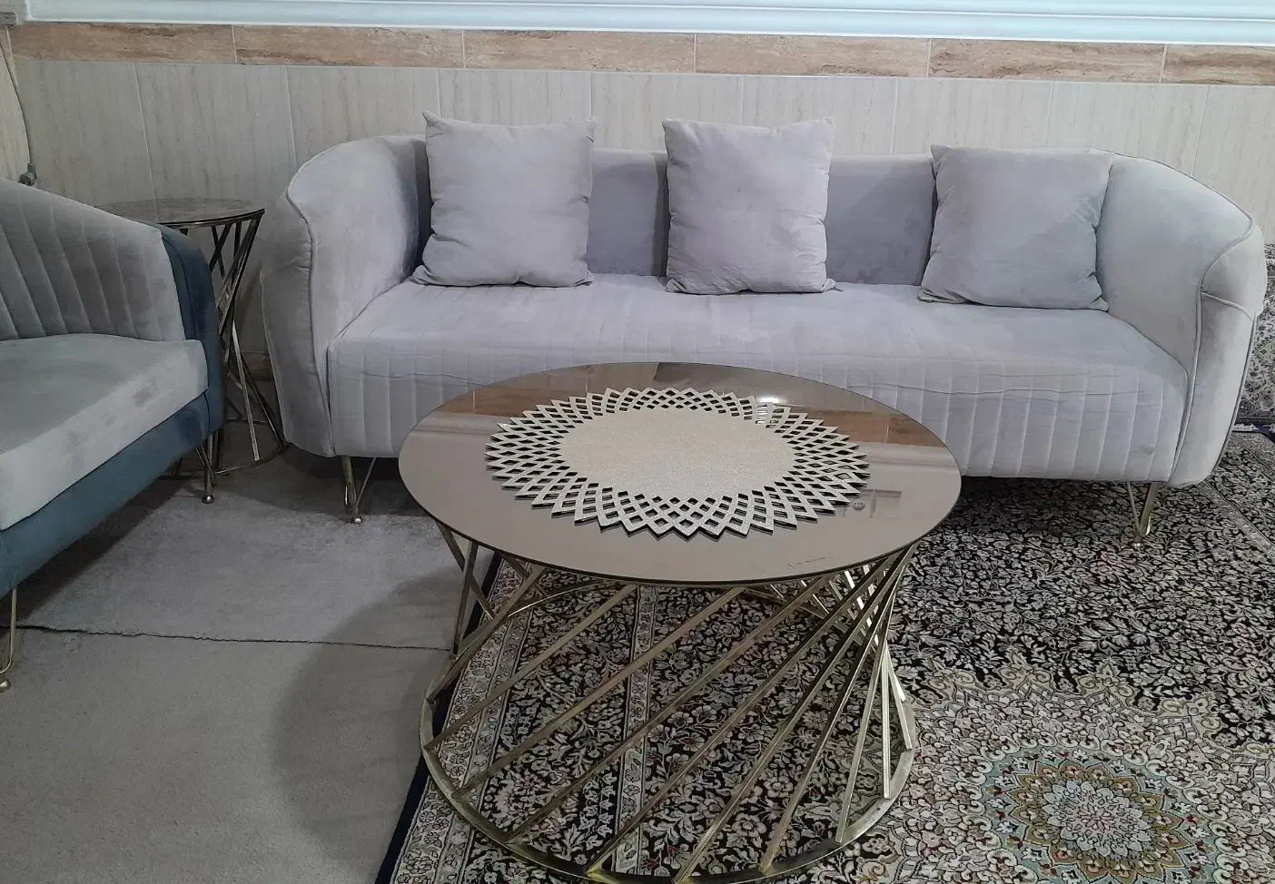 مبل راحتی|مبلمان خانگی و میز عسلی|همدان, |دیوار