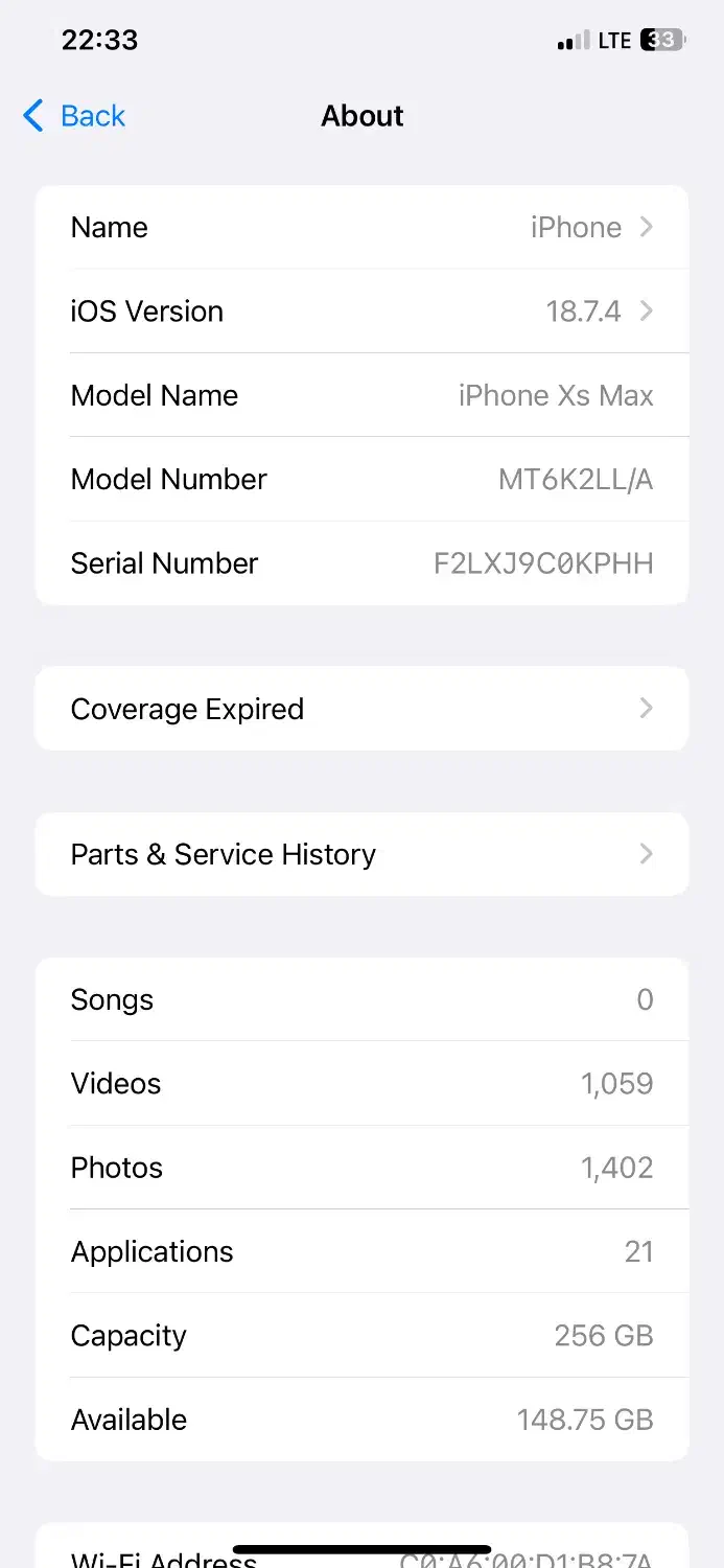iPhone  XS Max 256GB|موبایل|ارومیه, |دیوار