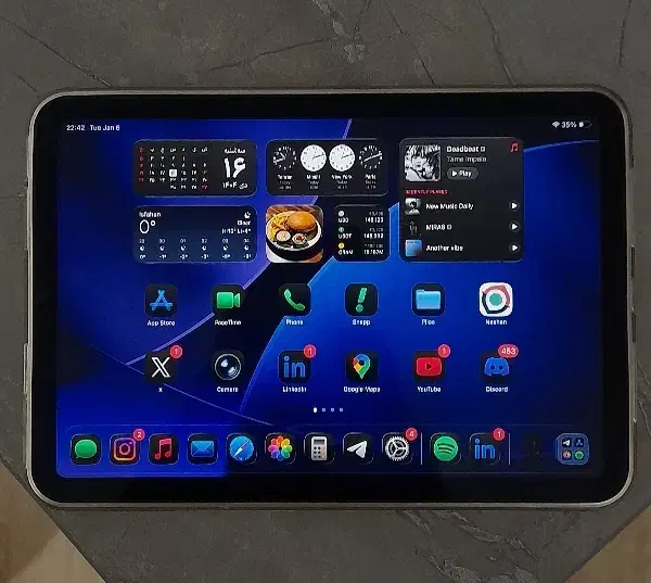 ipad mini 7 starlight zaa 128g|تبلت|اصفهان, آفاران|دیوار