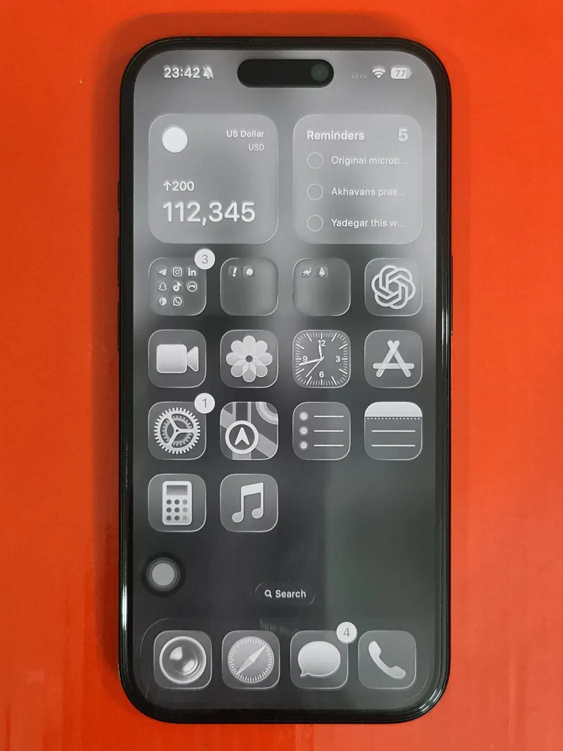 آیفون ۱۶ نرمال ۱۲۸ بدون رجیستر باتری ۱۰۰|موبایل|تهران, دروس|دیوار