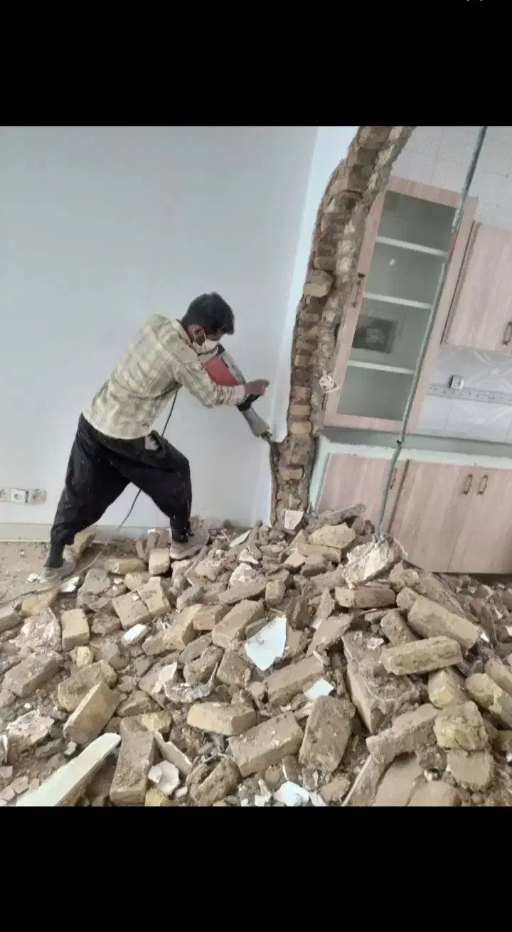 تخریب*بتن کنی*تغییرات داخلی،بازسازی،صفرتاصد|خدمات پیشه و مهارت|تبریز, |دیوار