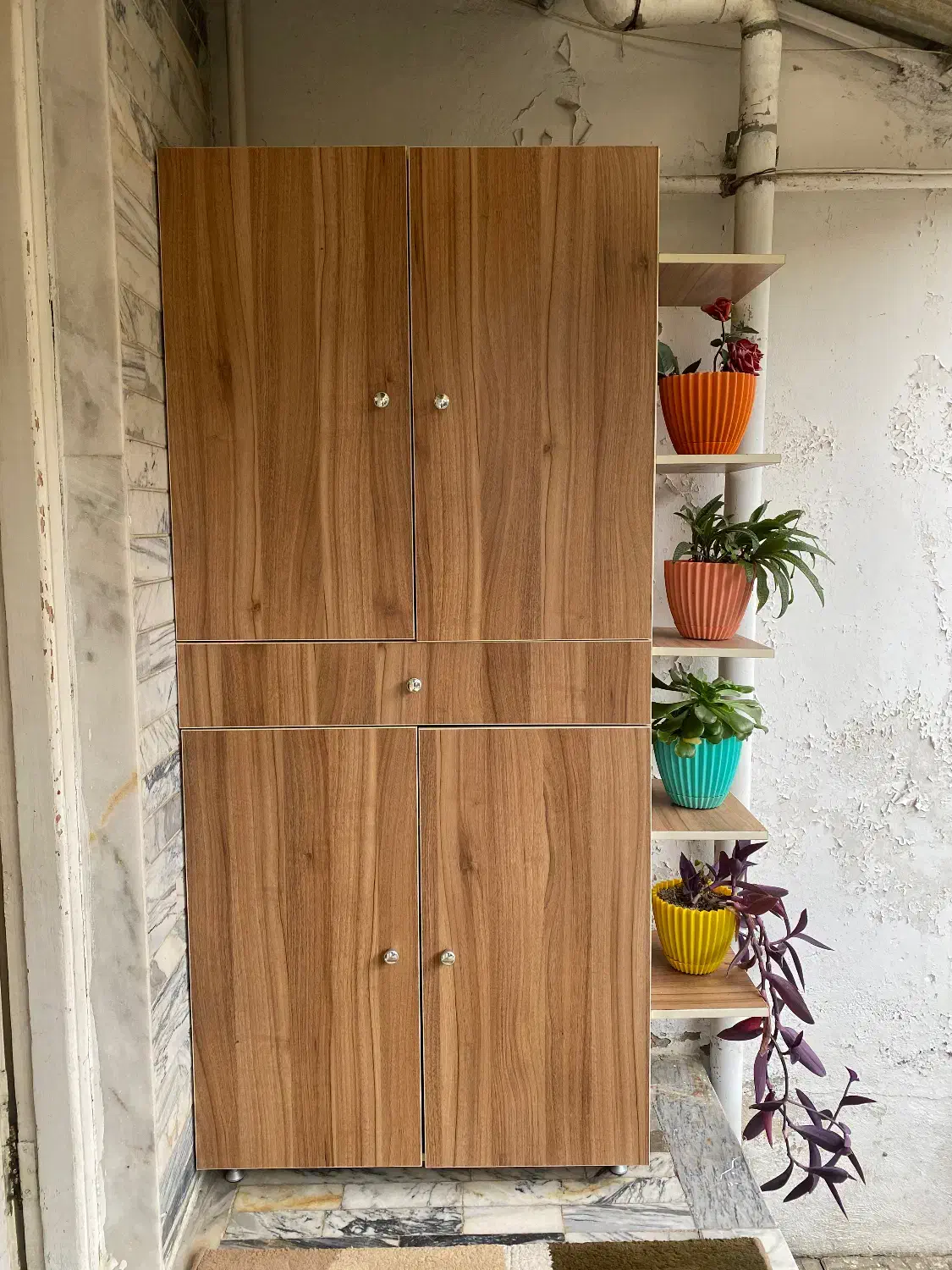 کمد و جاکفشی|جاکفشی، کمد، دراور|رشت, چله خانه|دیوار