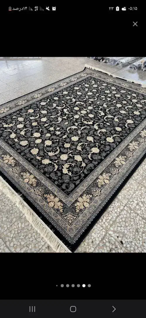 فرش گلبرجسته ۱۲۰۰شانه طرح رونیکا|فرش|سیرجان, |دیوار