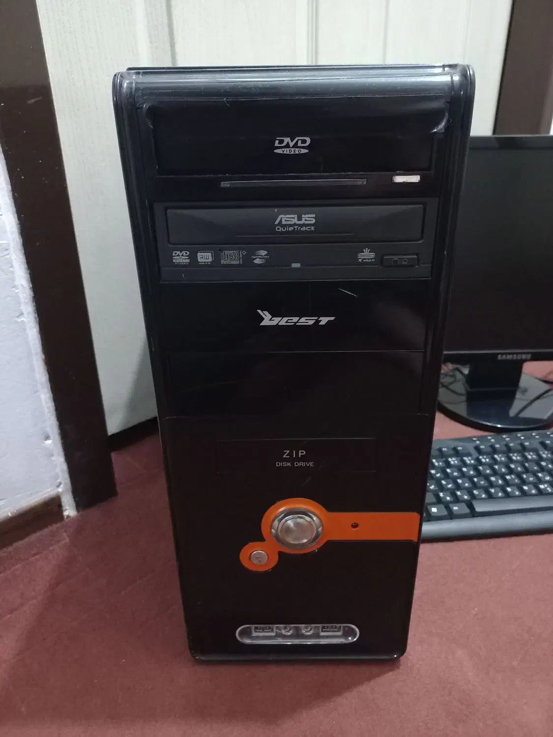 مانیتور سامسونگ همراه کیس|رایانه رومیزی|زنجان, |دیوار