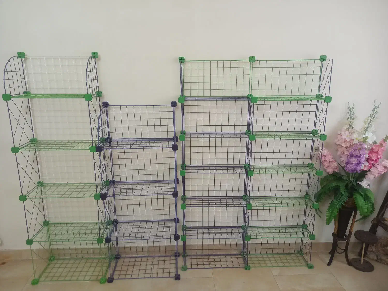 قفسه فلزی توری|کتابخانه، شلف، قفسههای دیواری|ارومیه, |دیوار