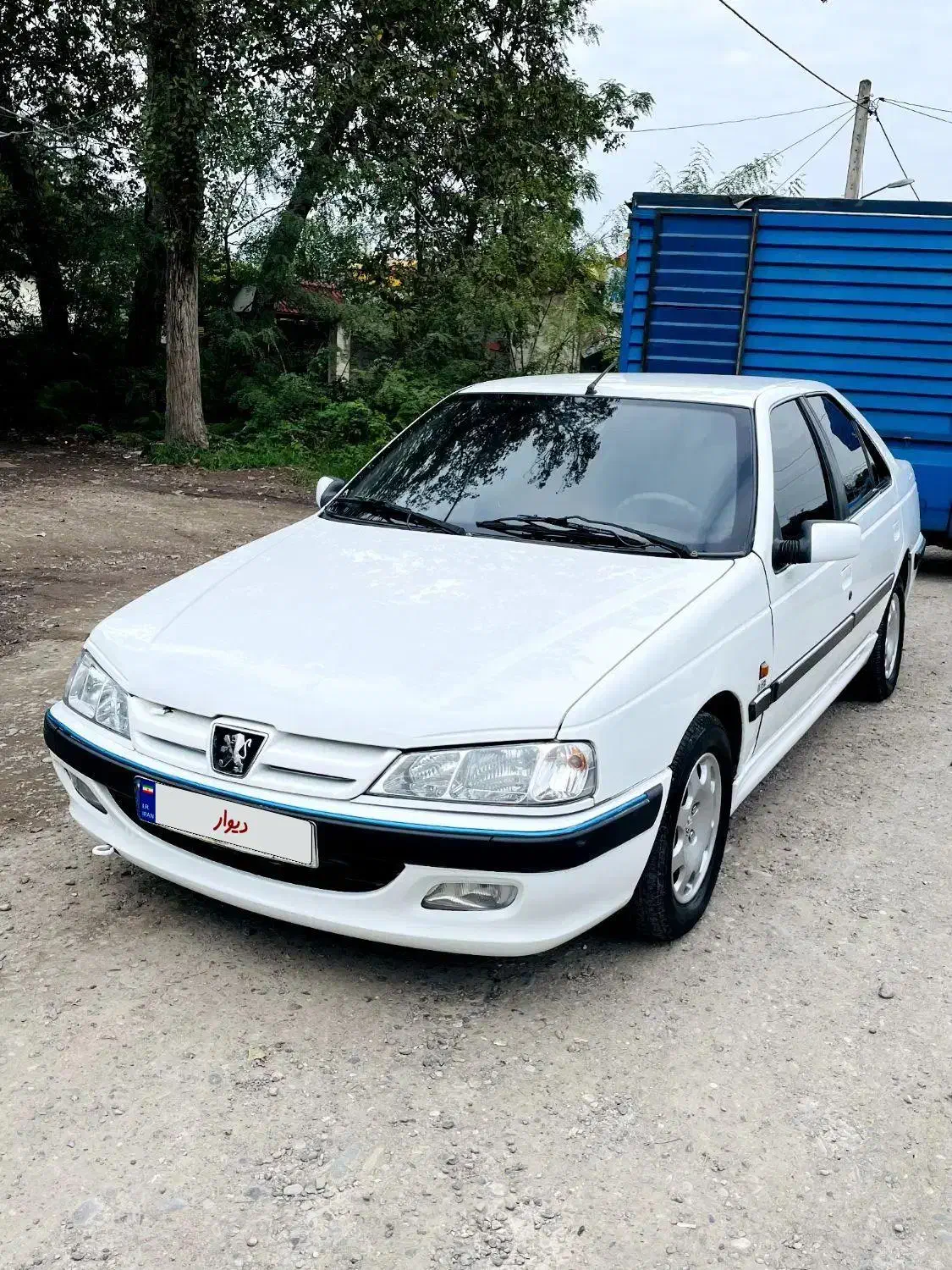 پژو پارس سفید 86|خودرو سواری و وانت|رشت, بیجارپس|دیوار