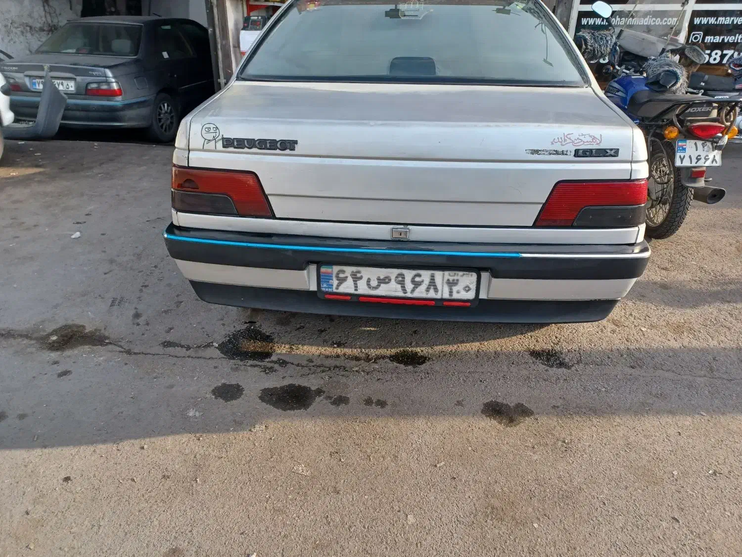 پژو ۴۰۵ نقره ایی مدل ۸۷ سالم|خودرو سواری و وانت|تهران, شهرک شریفی|دیوار