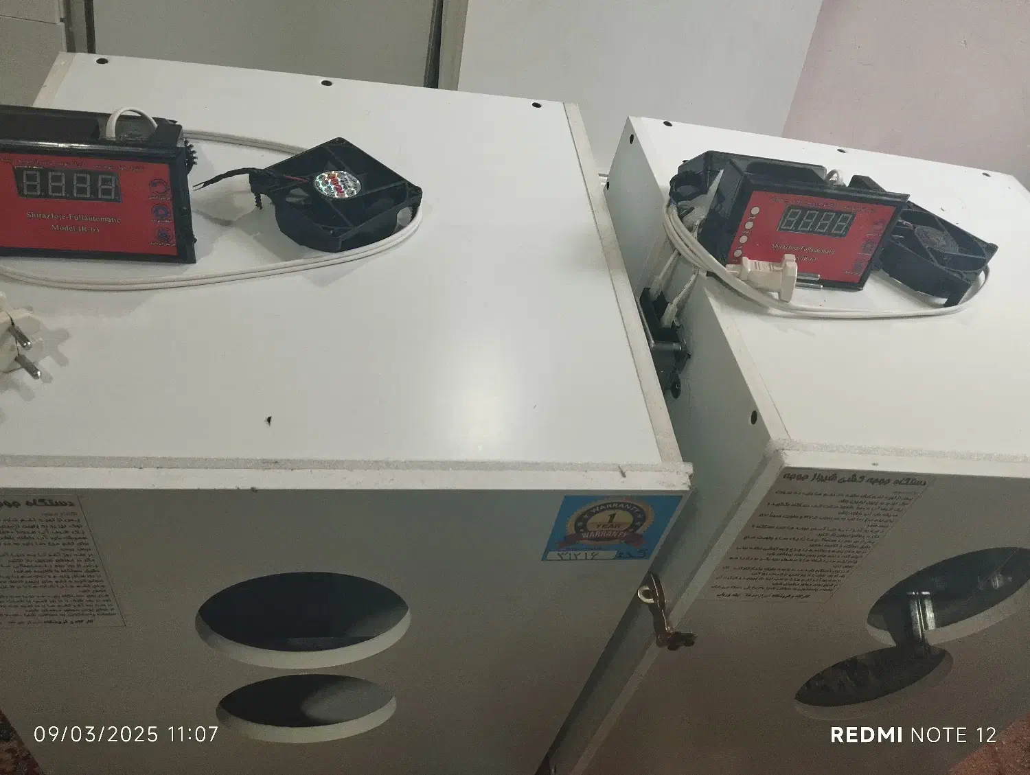 دستگاه جوجه کشی چهلو دوتایی تمام فول|لوازم جانبی حیوانات|شیراز, شهرک پرواز|دیوار