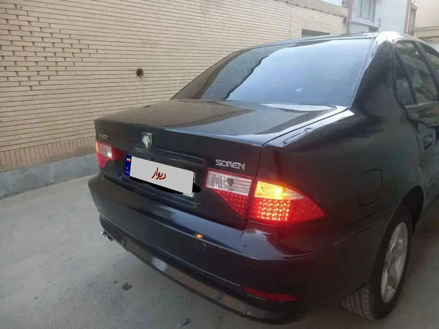 سورن مشکی ef7|خودرو سواری و وانت|اصفهان, ملک‌شهر|دیوار