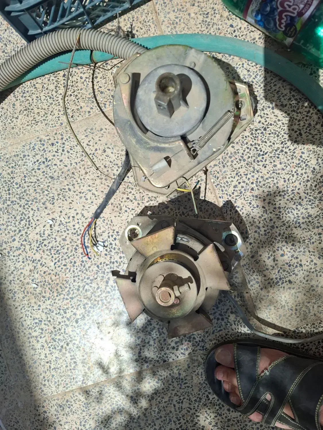 موتور ماشین لباسشویی دوقلو سالم|ماشین لباسشویی و خشک‌کن لباس|مهریز, |دیوار