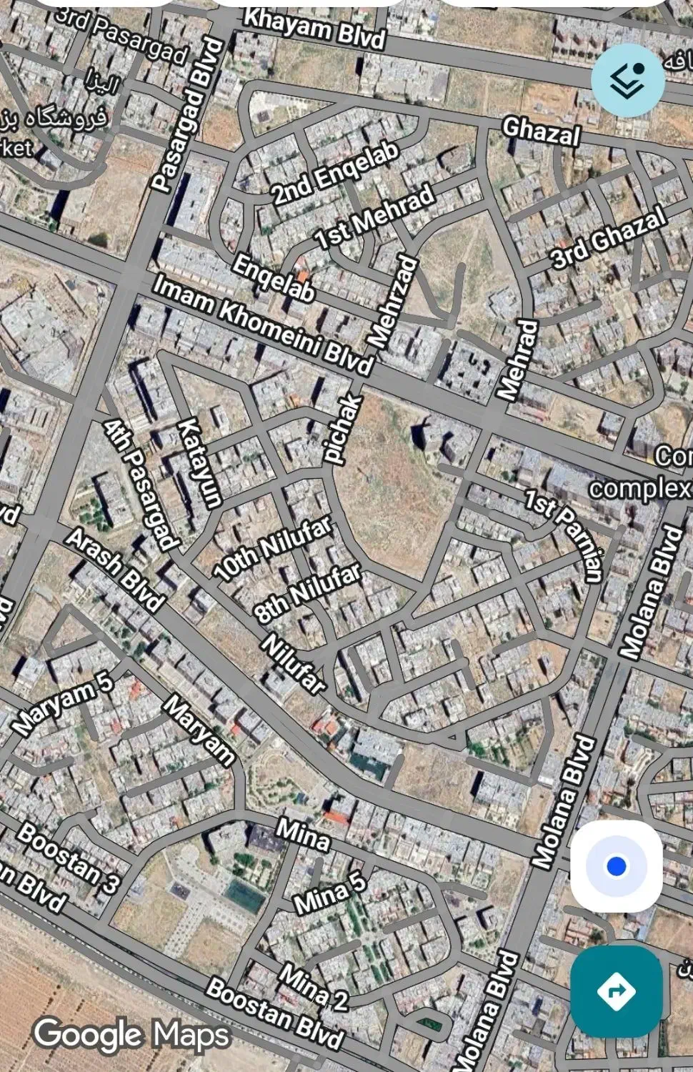 فروش زمین تجاری مسکونی مولانا ملکی|فروش زمین و ملک کلنگی|صدرا-فارس, فاز ۱|دیوار