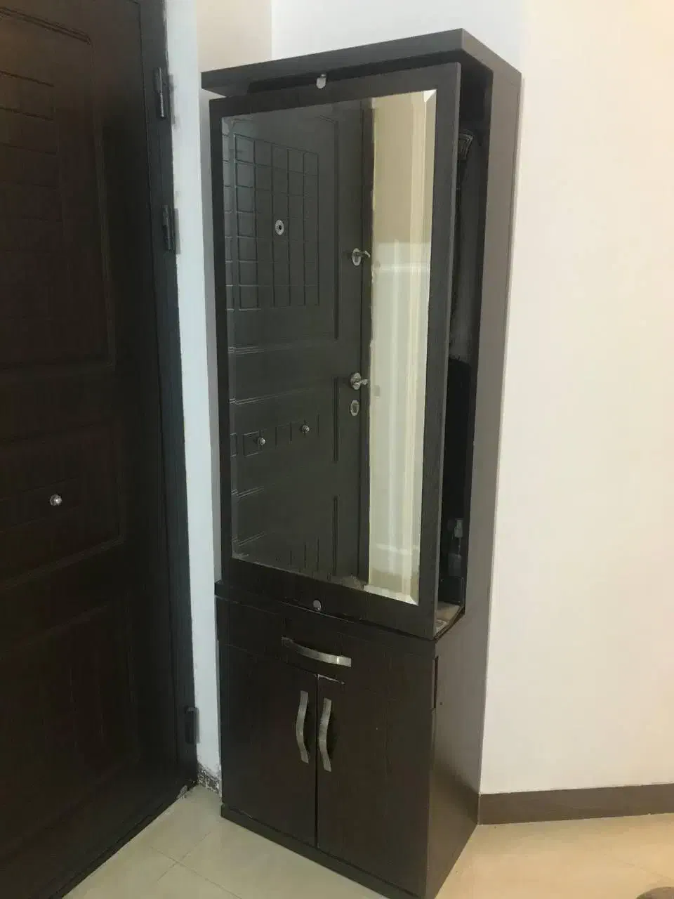 جاکفشی شیک آیینه دار|جاکفشی، کمد، دراور|رامسر, |دیوار