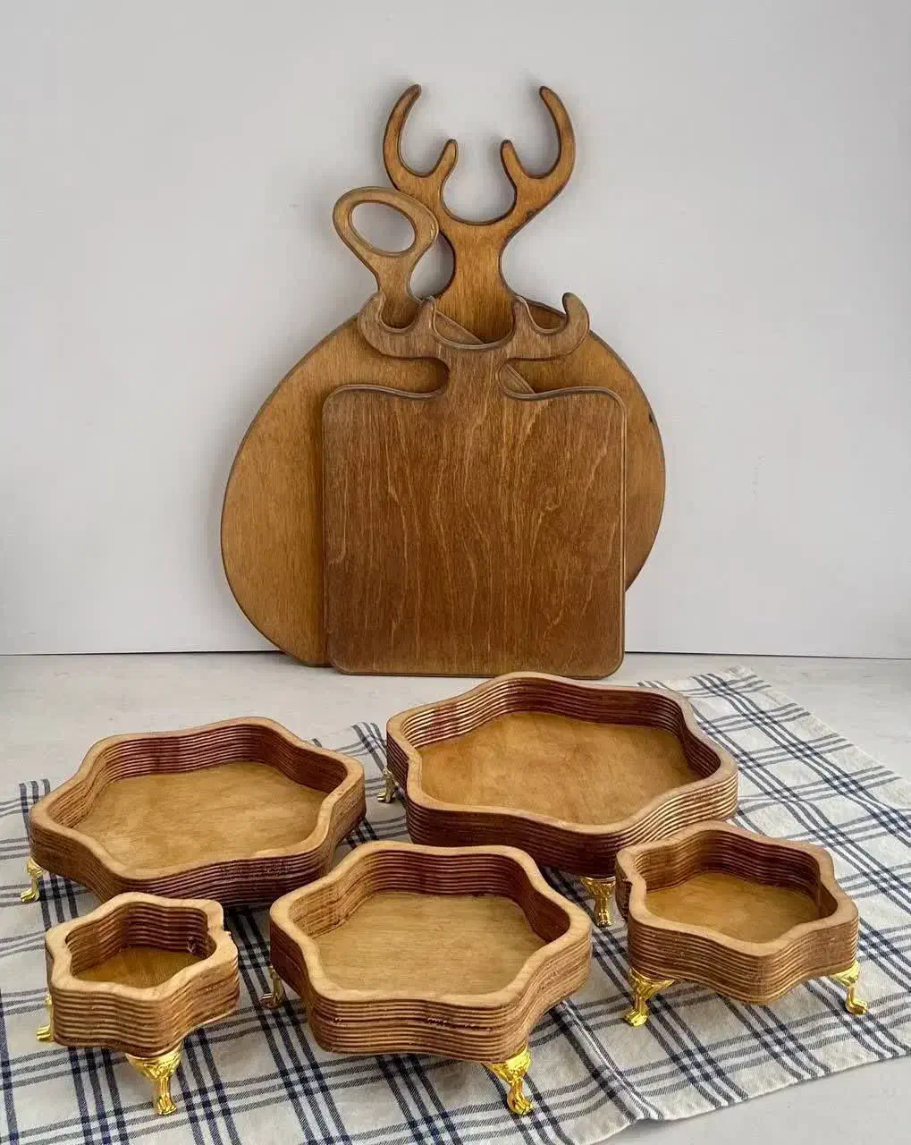 ظروف چوبی پذیرایی|ظروف سرو و پذیرایی|یزد, |دیوار