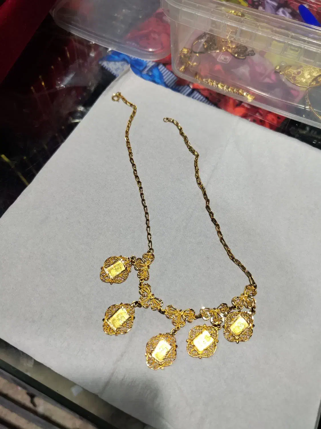 گردنی تک‌پوش النگو|جواهرات|همدان, |دیوار