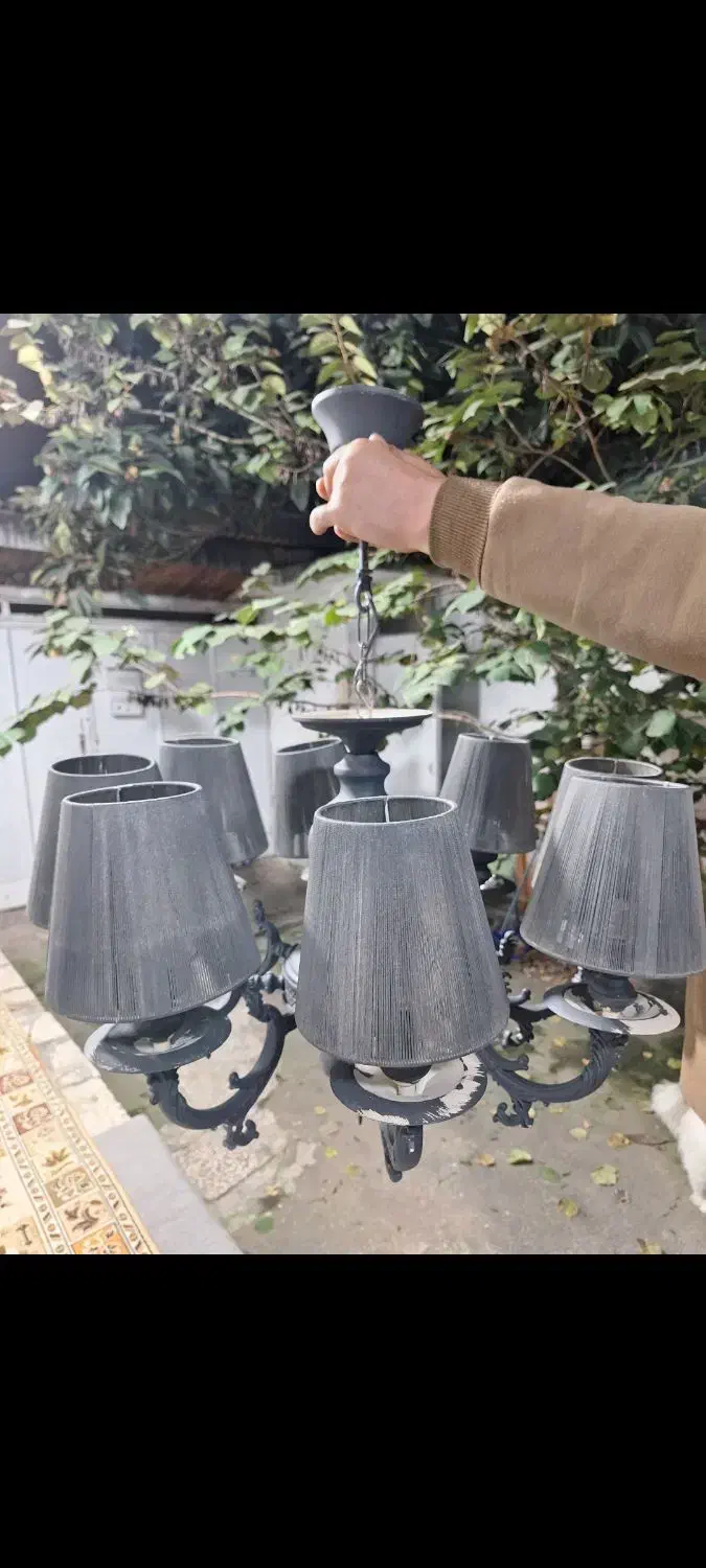 ۳عدد لوستر|لوستر و چراغ آویز|رشت, شهرک صبا|دیوار