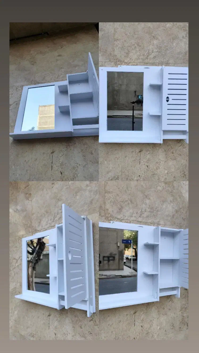 نظافتی اینه کمدی جادستمالی طبقاتی پیوی سی شلف ضداب|لوازم نظافت|مشهد, مقدم|دیوار