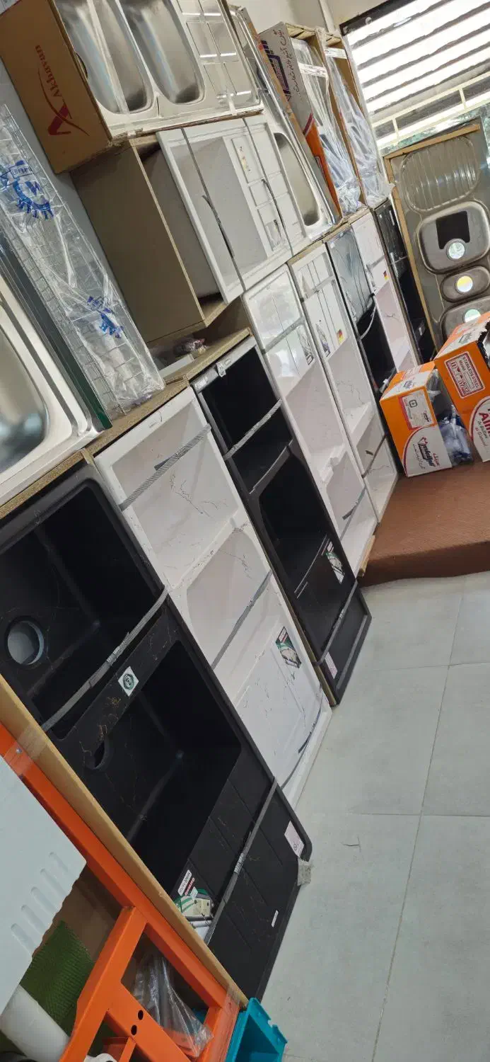 سینک گرانیتی دولگنv تک لگن تولیدی مواد آلمانی|مصالح و تجهیزات ساختمان|رودهن, |دیوار