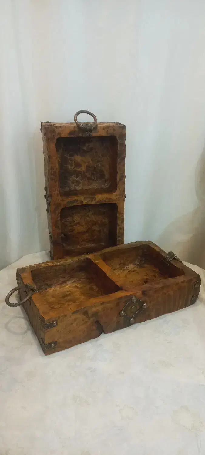 ظرف چوبی دست ساز|صنایع دستی و سایر لوازم تزئینی|ساری, |دیوار