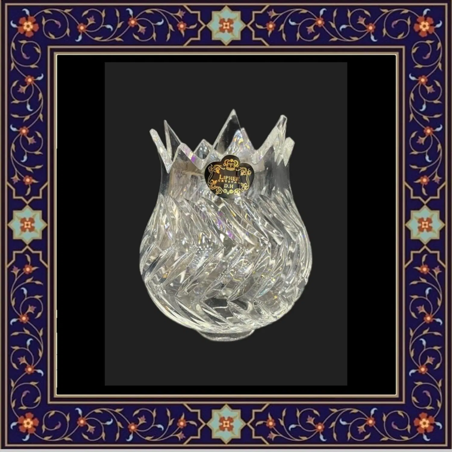 لاله و حباب شمعدان کریستال|صنایع دستی و سایر لوازم تزئینی|تهران, شوش (باغ آذری)|دیوار