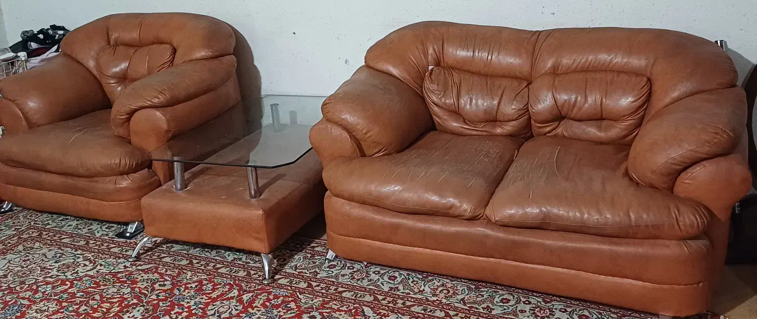 تلویزیون و مبل دست دو|مبلمان خانگی و میز عسلی|کاشان, فاز ۱ ناجی آباد|دیوار