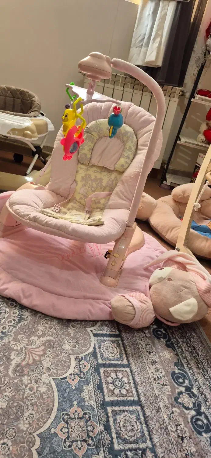 صندلی نی نی لای لای با موزیک|تخت و صندلی بچه|مشکین‌دشت, |دیوار