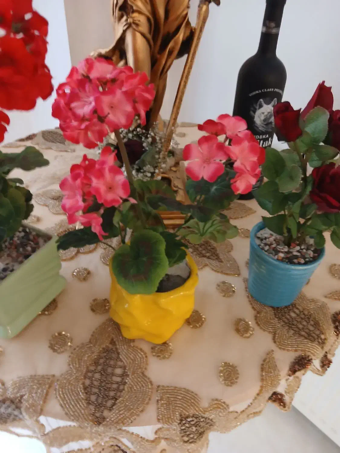 سلام سه گلدان تهران|گل مصنوعی|تبریز, |دیوار