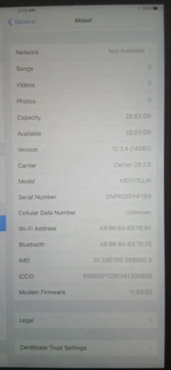 Ipad 4  فروش خیلی تمیز|تبلت|رشت, سعدی (تختی)|دیوار
