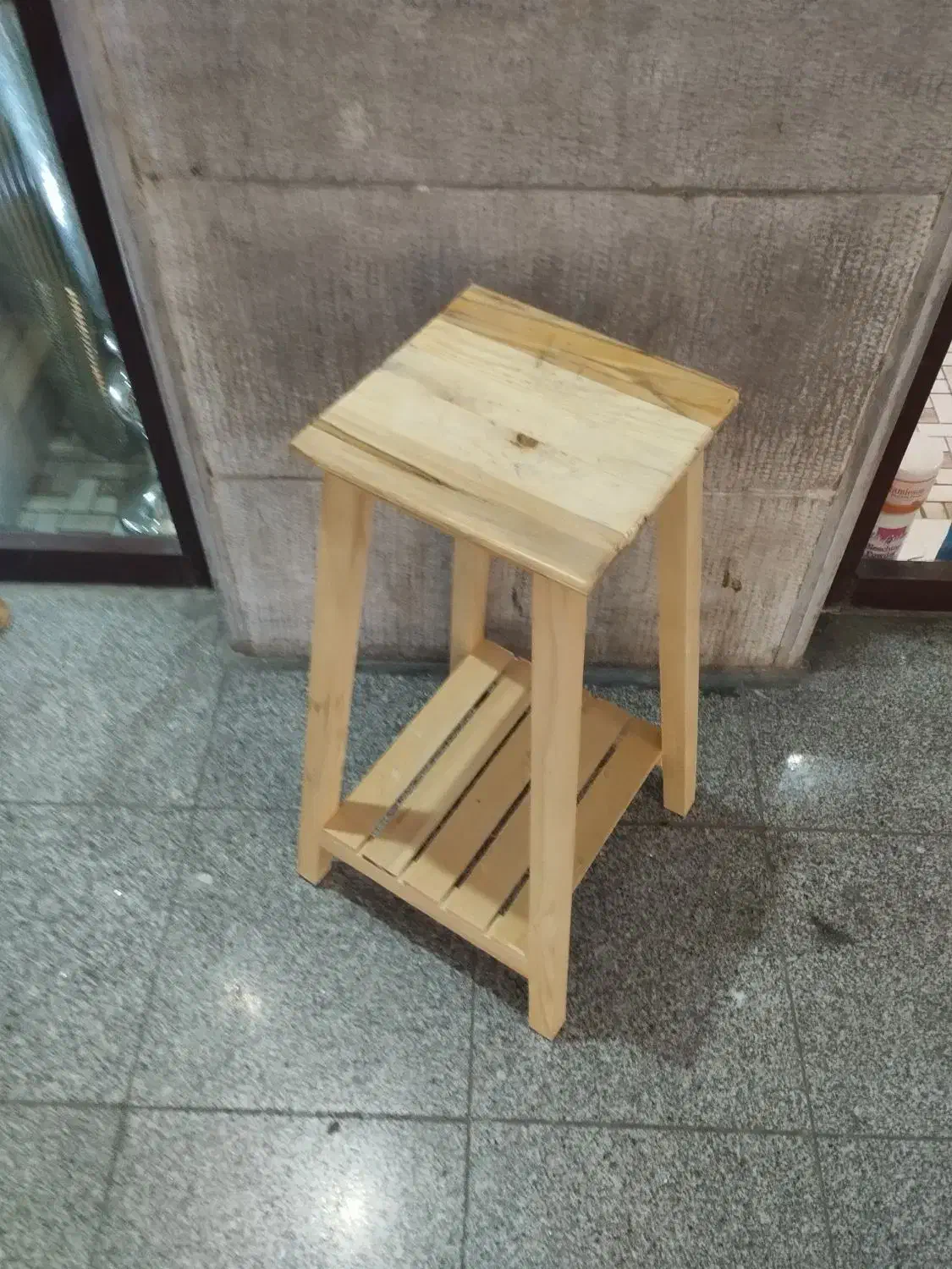 چهارپایه چوبی روس|صندلی و نیمکت|تهران, سازمان برنامه شمالی|دیوار