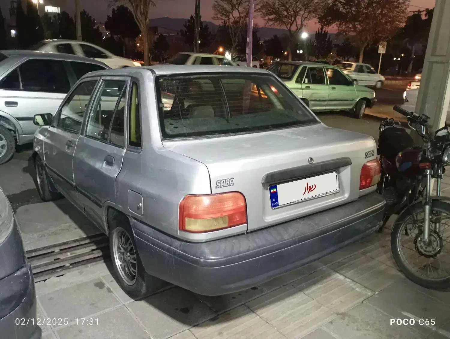 پراید نقره ای صندوق دار رینگ اسپرت|خودرو سواری و وانت|زنجان, |دیوار