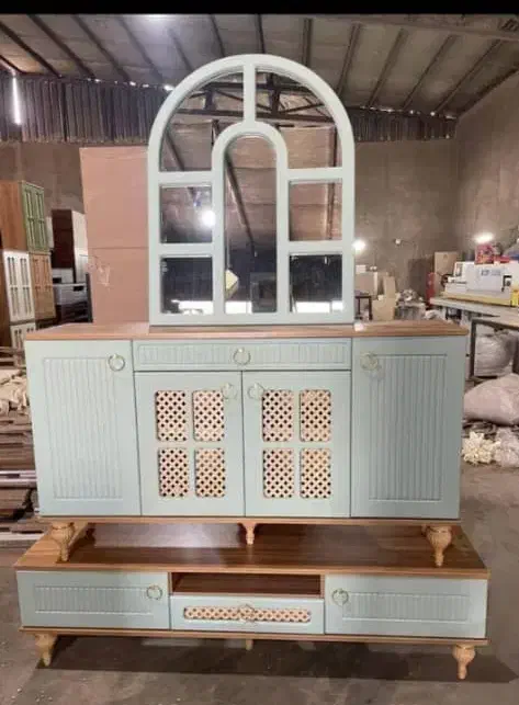 آینه کنسول 4درب حصیرخور|بوفه، ویترین، کنسول|تهران, صاحب الزمان|دیوار