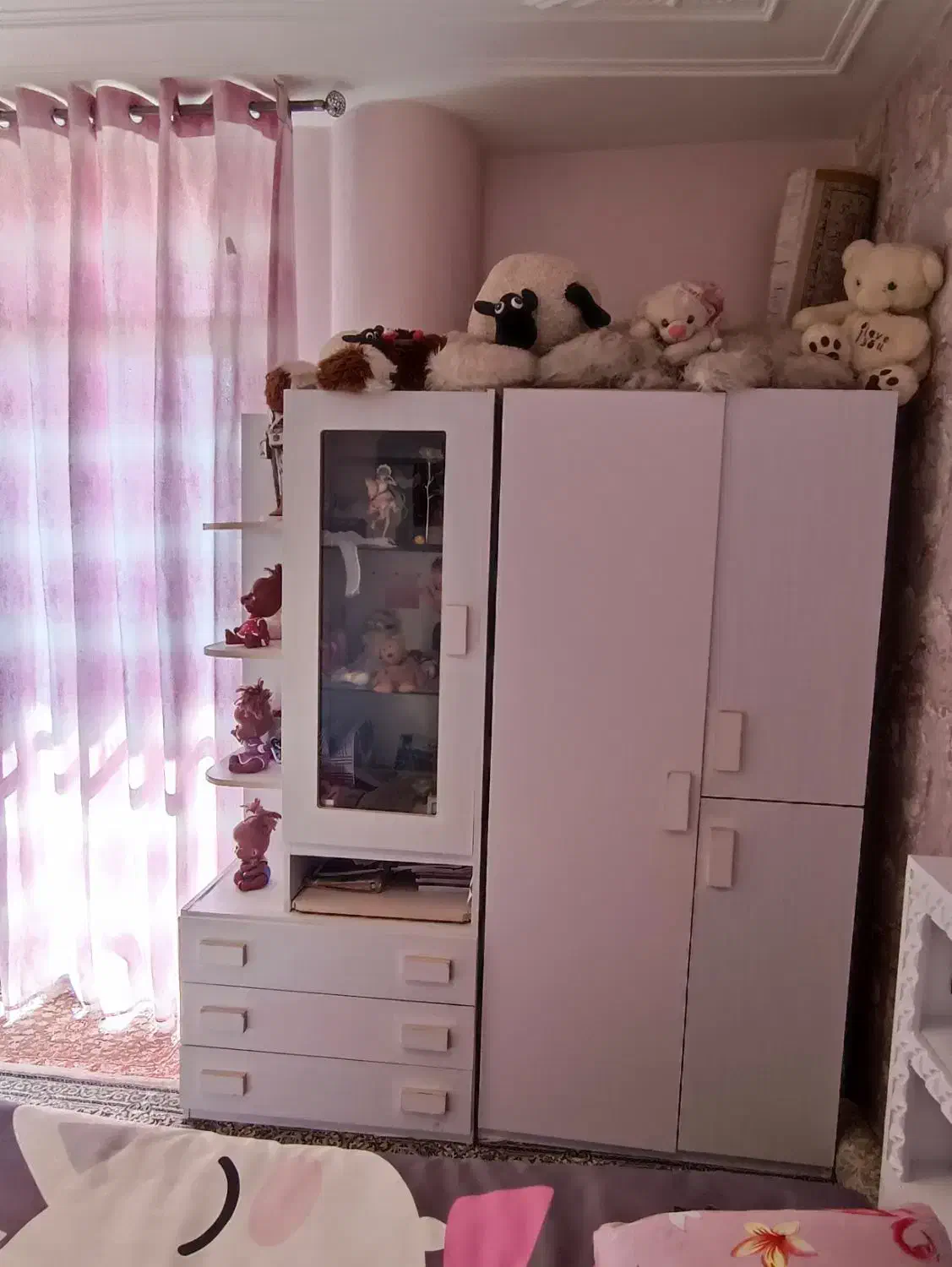 کمد و ویترین دروار دار|جاکفشی، کمد، دراور|اصفهان, شیخ اشراق|دیوار