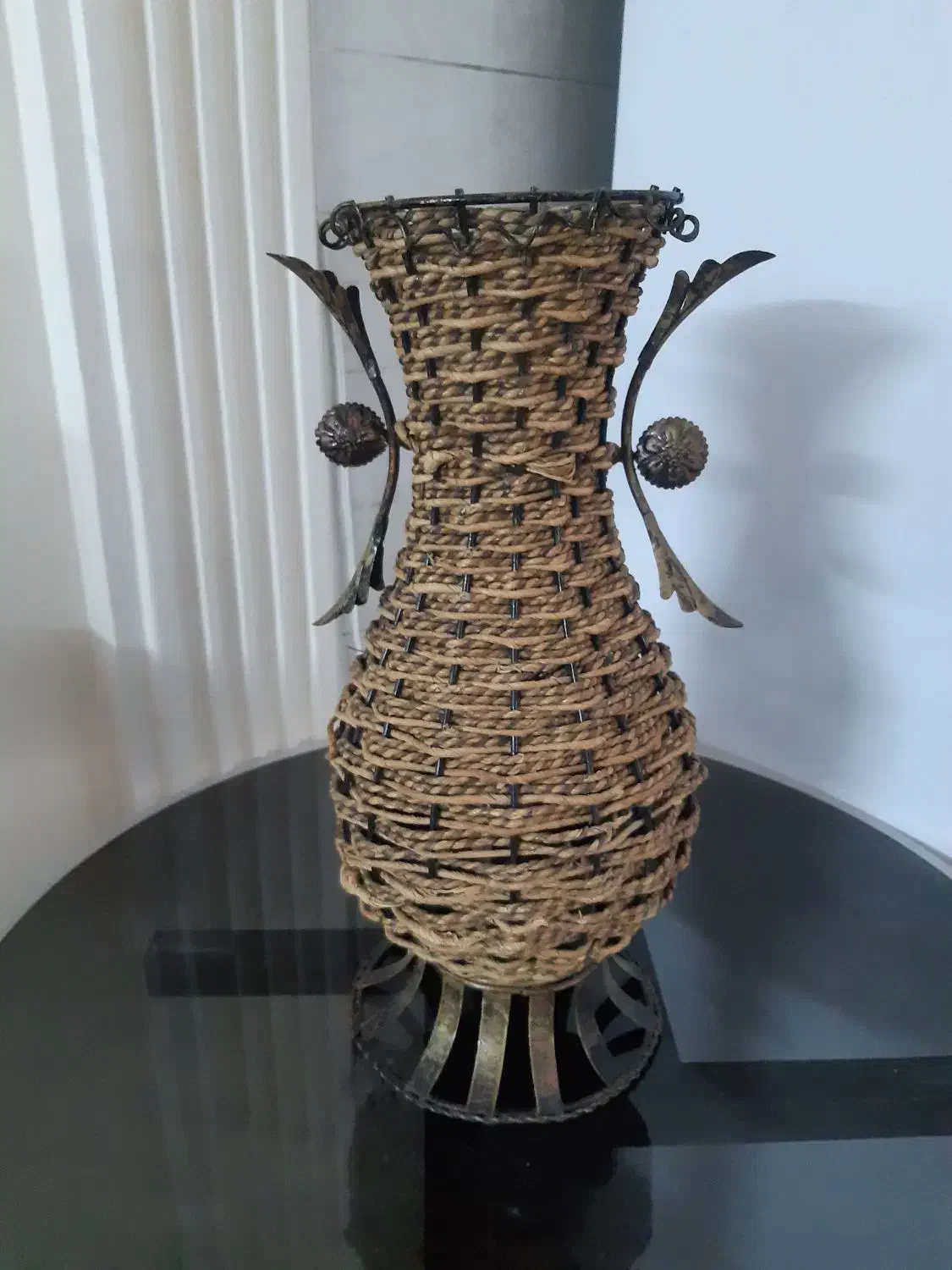 گلدان حصیری|صنایع دستی و سایر لوازم تزئینی|تهران, مجیدیه|دیوار