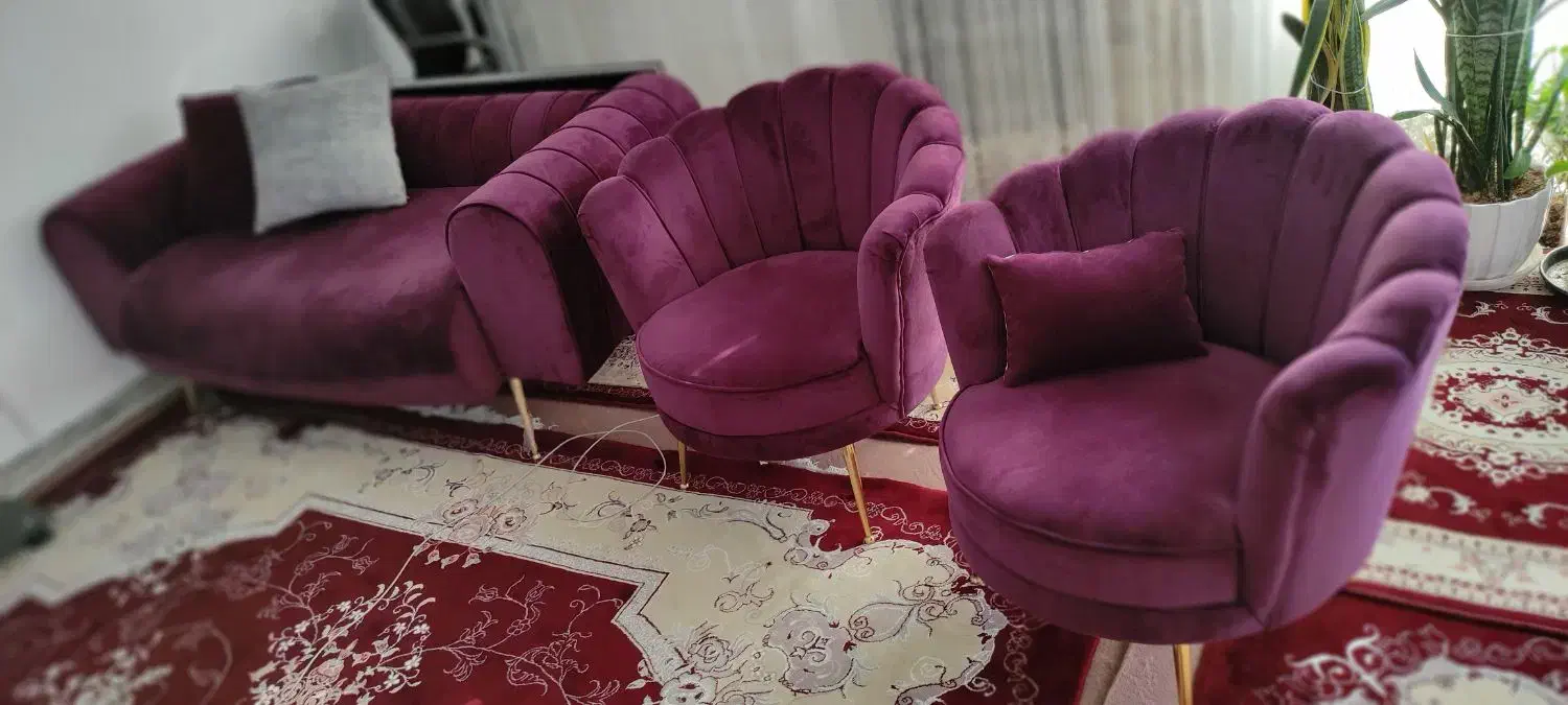 مبل صدفی|مبلمان خانگی و میز عسلی|باغستان, |دیوار